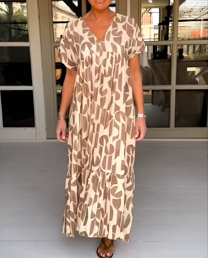 Colette | V-Neck Flowing Dress