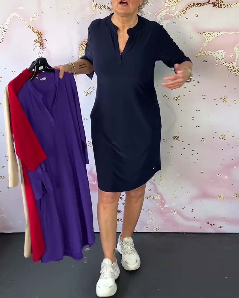 Hanne | V-Neck Chic Dress
