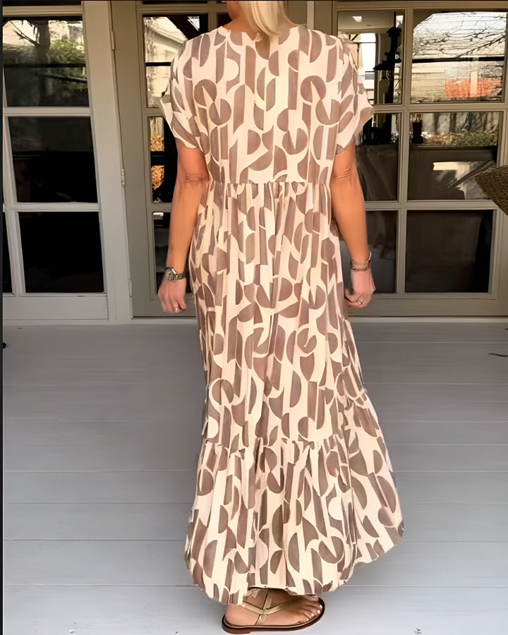 Colette | V-Neck Flowing Dress