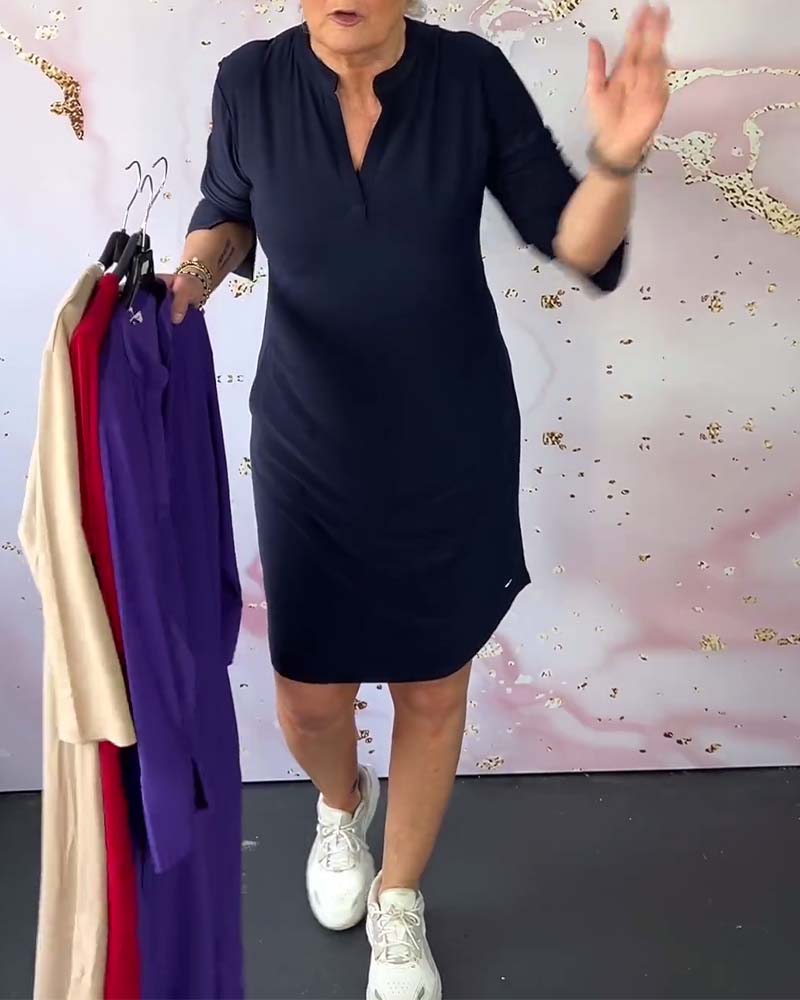 Hanne | V-Neck Chic Dress