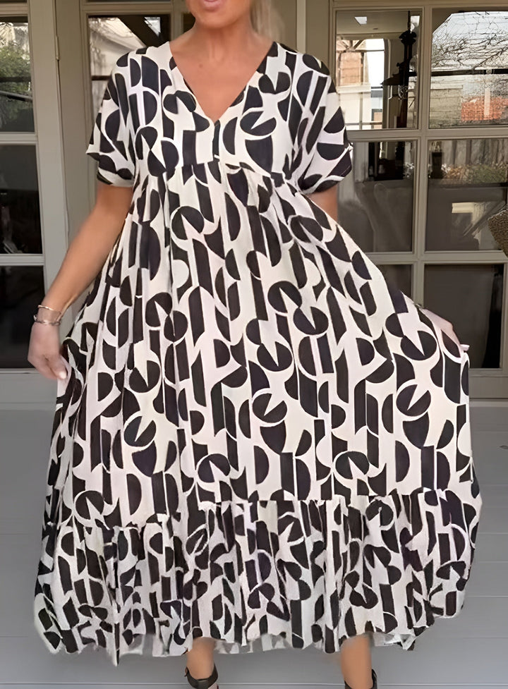 Colette | V-Neck Flowing Dress