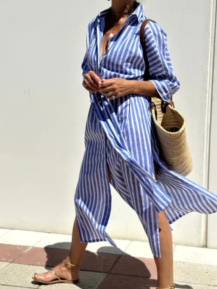 Géraldine | Stylish and Lightweight Striped Dress