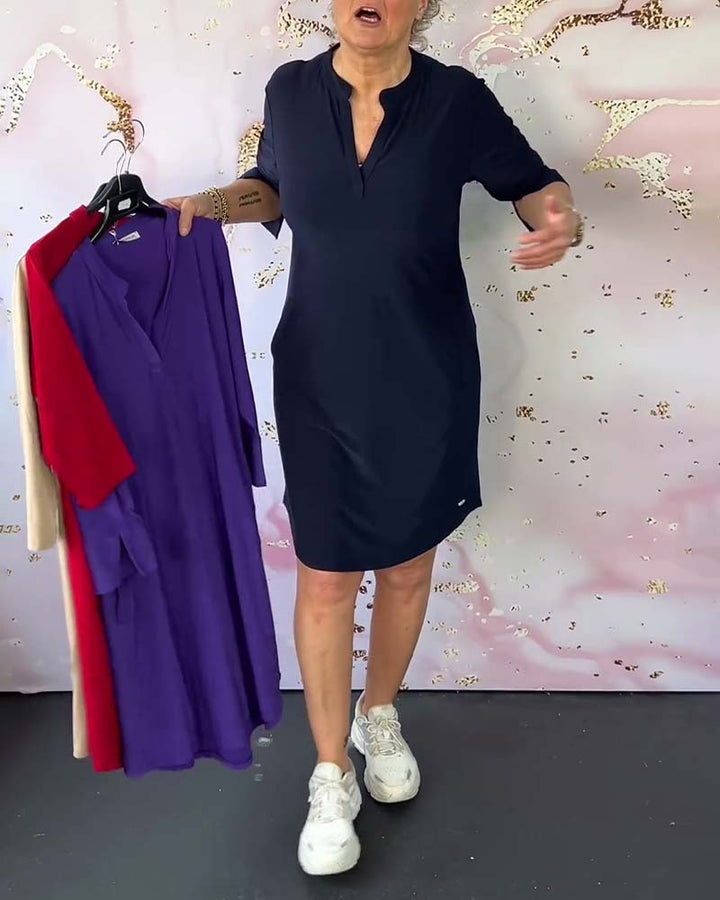 Hanne | V-Neck Chic Dress