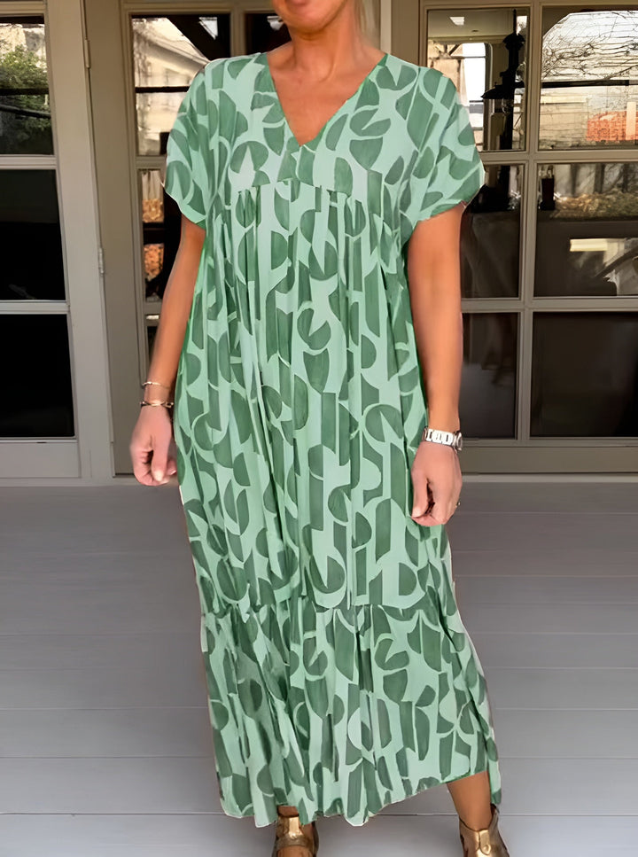 Colette | V-Neck Flowing Dress