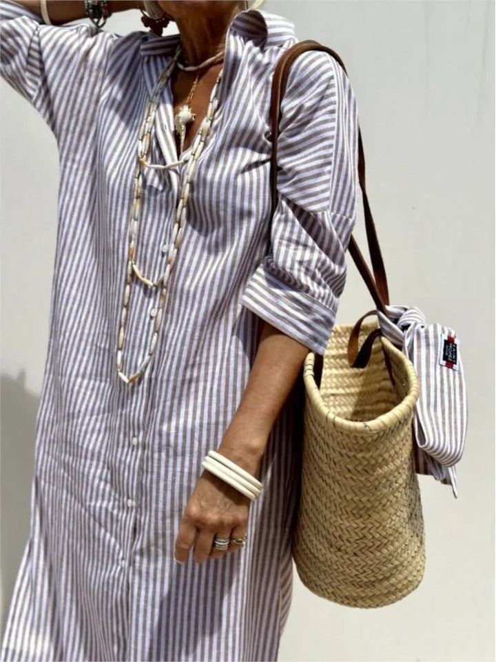 Géraldine | Stylish and Lightweight Striped Dress
