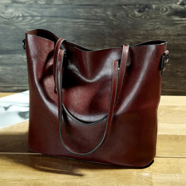 Vintage Charm | Leather Shoulder Bag