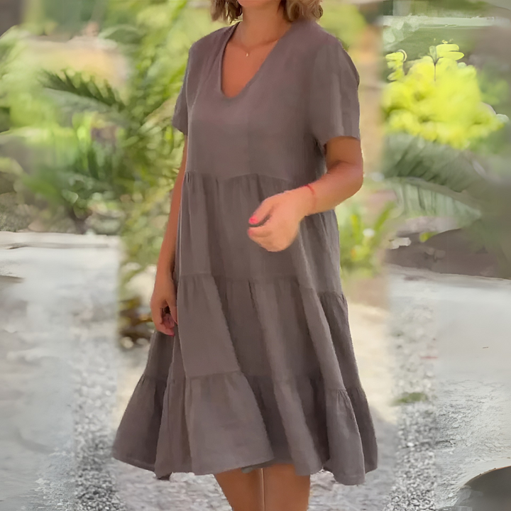 Luce | V-Neck Flowing Dress