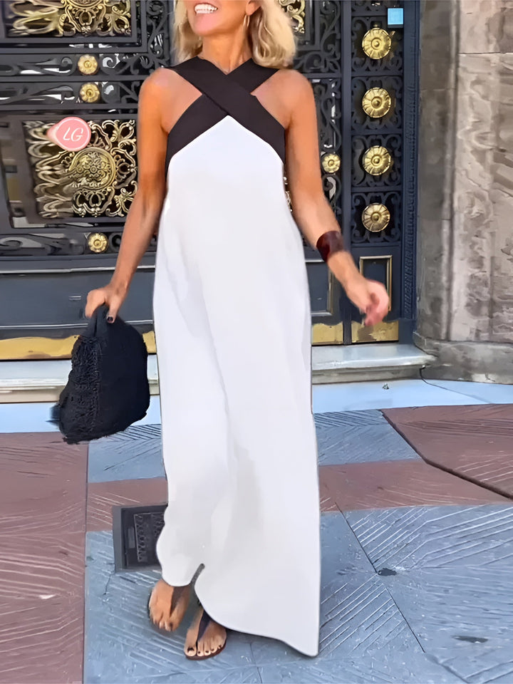 Delphine | Cross Cut Dress